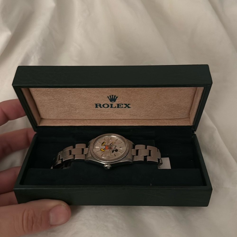 Rolex Oyster date perpetual Mickey Mouse